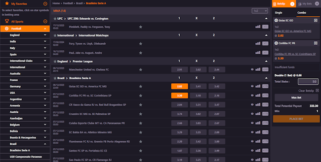 Betfair pinball